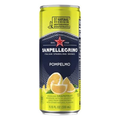 Üdítőital, szénsavas, 0,33 l, SAN PELLEGRINO, grapefruit