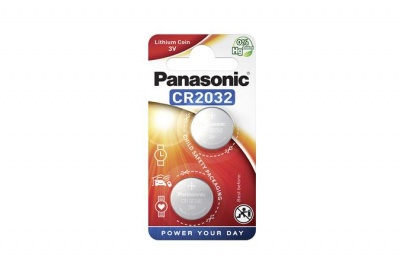 Gombelem, CR2032, 2 db, PANASONIC